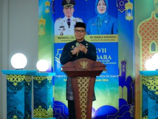 Pj. Bupati Batu Bara saat membuka MTQ ke -XVII Tingkat Kabupaten Batu Bara.