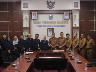Audensi bersama BPOM Pusat dengan Pemko Payakumbuh.