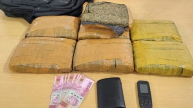 Barang bukti yang ditemukan oleh Satres Narkoba Polres Batu Bara.