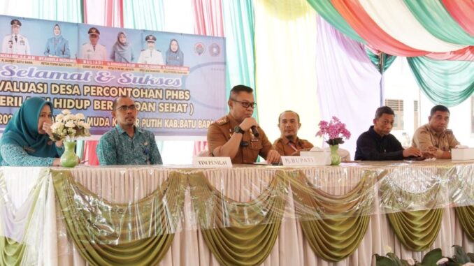 Evaluasi TP PKK Provsu ke Desa Percontohan PHBS.