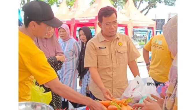 Gerakan Pangan Murah yang digelar Pemko Bukittinggi.