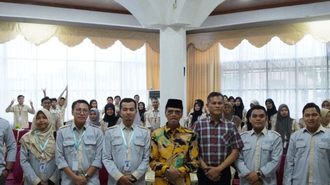 Kunjungan rombongan mahasiswa Program PMM Angkatan 4 di Rumah Dinas Bupati.