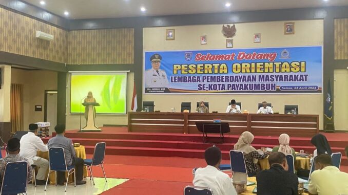 Orientasi LPM se-Kota Payakumbuh.