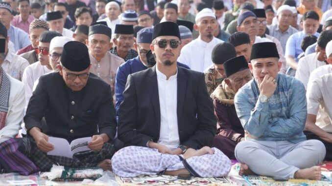 Pemko Bukittinggi gelar Shalat Id 1445 H di Lapangan Wirabraja.