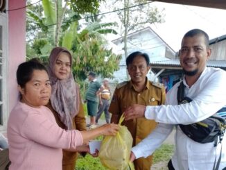 Pemko Payakumbuh bantu warga yang ditimpa musibah pohon tumbang.
