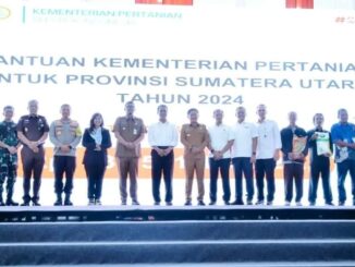 Pertemuan Mentan RI (Andi Amran Sulaiman) dan Pj. Bupati Batu bara bertemu dengan petani dan penyuluh pertanian se-Sumut.