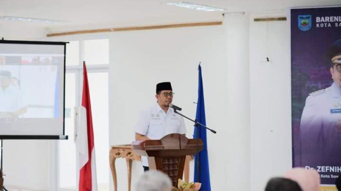 Pj. Wali Kota Sawahlunto Dr. Zefnihan, AP, M.Si membuka dan memimpin Musrenbang RPJD 2025-2045 dan RKPD Tahun 2025.
