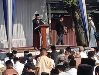 Ribuan masyarakat Batusangkar ikuti Shalat Idul Fitri 1445 H di Lapangan Cindua Mato.