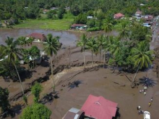 Bencana alam banjir lahar dingin dan banjir bandang di Kabupaten Tanah Datar.