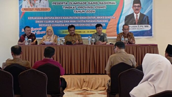 ONSP tingkat SLTA se-wilayah IV Sumatera Barat ditutup secara resmi oleh Kacabdin Dinas Pendidikan Provinsi Sumbar Syafruddin.