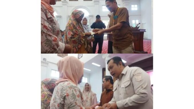 PKH Murni Tahap 3 telah di salurkan Pemko Bukittinggi kepada 602 KPM.