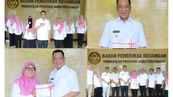 Pemkab Pessel kembali Raih Opini WTP ke 11 kalinya dari BPK.