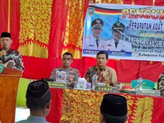 Pengukuhan Kerapatan Adat Nagari (KAN) Muara Tais oleh Bupati Sabar AS.