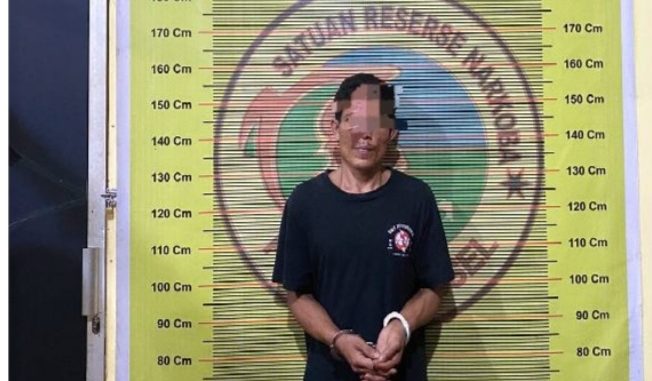 Pria di Tarusan diduga pengedar narkoba diringkus Tim Opsnal Sapu Jagat Satres Narkoba Polres Pesisir Selatan dalam Operasi Antik Singgalang 2024.