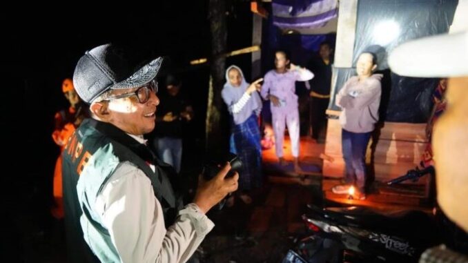 138 Jiwa Warga Jaho Jorong Pabalutan Nagari Rambatan kembali mengungsi diakibatkan air Sungai Batang Lona Debit meningkat.