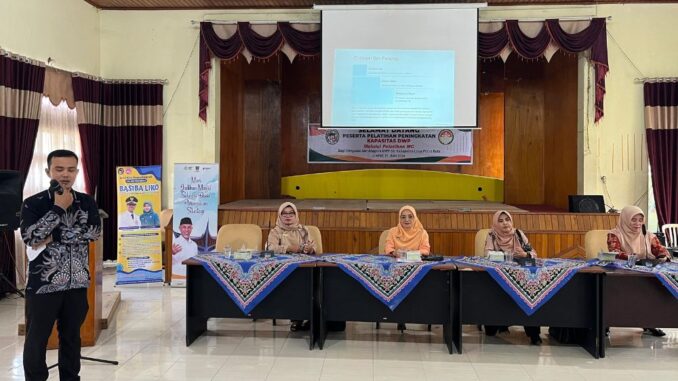 DWP Lima Puluh Kota menggelar Pelatihan MC.