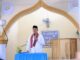 Bupati Sabar AS saat menghadiri wirid pengajian yang dilaksanakan di Masjid Al Ikhlas.