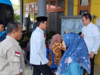 Bupati Safaruddin saat melaksanakan program BAJUMPO di Nagari Batu Payuang.
