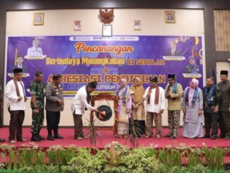 Dinas Pendidikan Kota Payakumbuh gelar pencanangan Berbudaya Minangkabau di Sekolah.