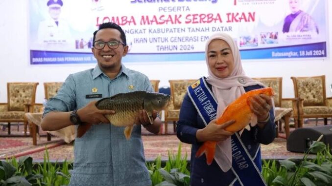 Forikam bersama Dinas Pangan Dan Perikanan Tanah Datar melaksanakan lomba masak serba ikan se-Tanah Datar.