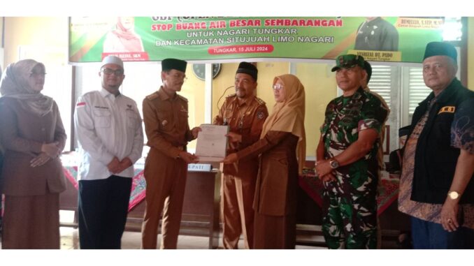 Situjuah Limo Nagari Deklarasi ODF Bupati Safaruddin, Wujudkan Lima Puluh Kota Sehat.