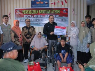 45 Penerima Pelayanan Kesejahteraan Sosial (PPKS) di Payakumbuh terima bantuan dari Kemensos RI.