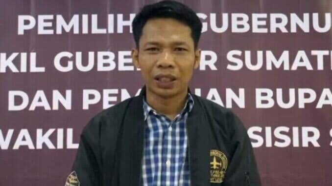 Anggota KPUD Pessel, Syafrijal Chan.