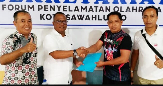 H. Jhon Reflita, SH yang mendaftar pada Bursa Ketua Umum KONI Kota Sawahlunto.