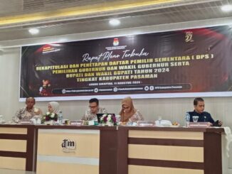 KPU Pasaman menetapkan DPS Pilkada 2024.