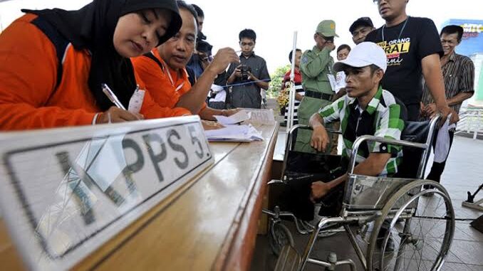 KPU Pessel mencatat DPS penyandang disabilitas di Pessel 2.773 pemilih.