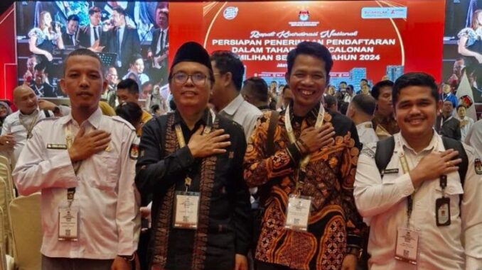 KPUD Pessel ingatkan parpol gabungan menunjuk admin silon paslon Pilkada 2024.