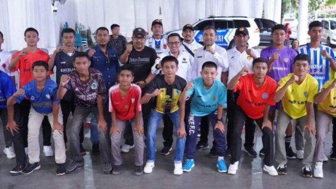 Pembukaan Tanah Datar Super League 2024 oleh Bupati Eka Putra.