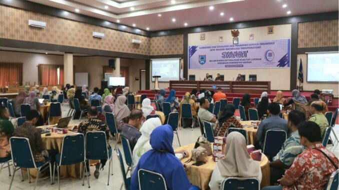 Pemko Payakumbuh launching dan sosialisasi aksi perubahan kinerja organisasi SKPD Mandiri Rekonsiliasi Terautomatisasi (SMART).