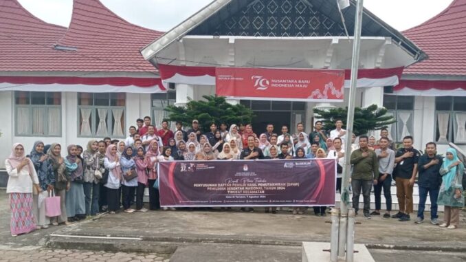 Pleno terbuka DPHP Pilkada 2024 tingkat kecamatan.