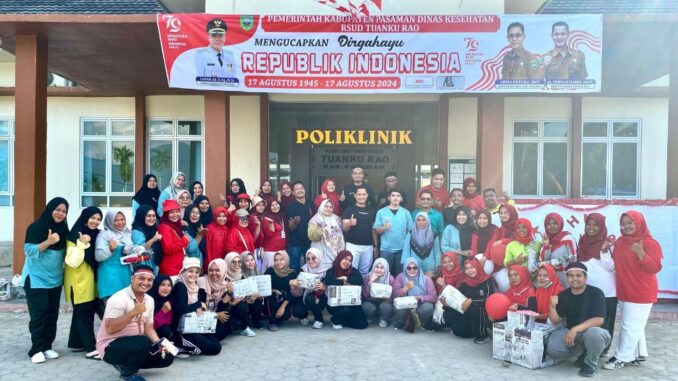 RS Tuanku Rao sambut meriah HUT RI ke 79.