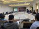 Rakor KPUD dengan stakeholders dan pers terkait persiapan pendaftaran paslon Wako-Wawako Padang Panjang 2024- 2029.