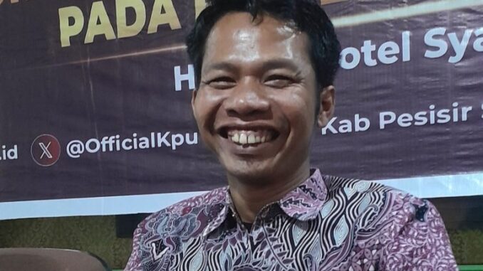 Syafrijal Chan, Kordiv Teknis dan Penyelenggaraan KPU Pesisir Selatan.