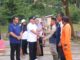 Gotong royong obyek wisata strategis Batang Agam yang dipimpin PJ.Wako.