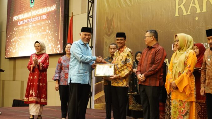 Kabupaten Limapuluh Kota sukses capai target UHC 96,20 %.
