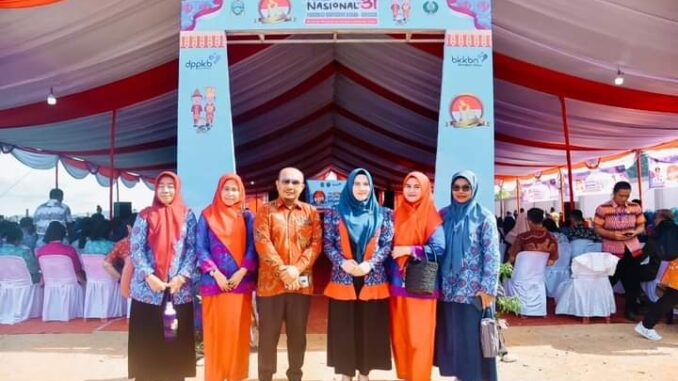 Penjabat (Pj) Ketua TP PKK Kabupaten Batu Bara Ny. dr. Febyriani Heri Wahyudi Marpaung menghadiri acara puncak Hari Keluarga Nasional (Harganas) ke - 31 Tahun 2024 Tingkat Provinsi Sumatera Utara.