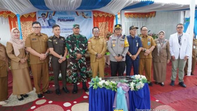 Peresmian gedung baru Neurologi dan Obgyn RSUD Ali Hanafiah Batusangkar.