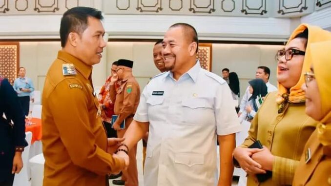 Pj Bupati Batu Bara Heri Wahyudi Marpaung, S. STP, M.Ap menghadiri Rapat Koordinasi Kepala Daerah dan Forum Koordinasi Pimpinan Daerah (Forkompinda) se Sumatera Utara.