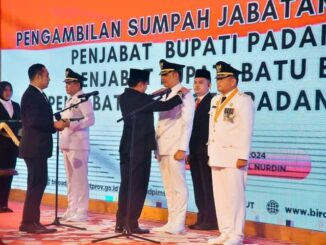 Pj Gubernur Sumatera Utara Hassanudin resmi melantik H. Heri Wahyudi Marpaung, S. STP, M.AP sebagai Penjabat (Pj) Bupati Batu Bara menggantikan Pj. Bupati Batu Bara Nizhamul.