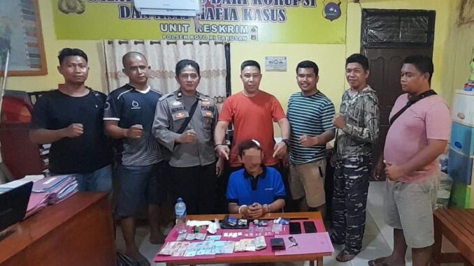 Residivis Narkoba RR kembali diamankan Polsek Tarusan.