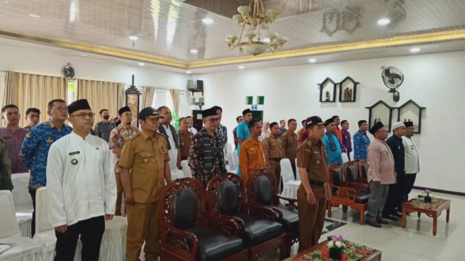 Bawaslu Pasaman menggelar Sosialisasi Netralitas Wali Nagari.