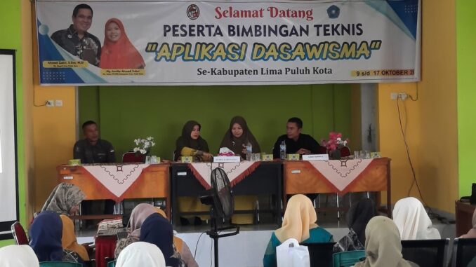 Diskominfo Lima Puluh Kota gelar Bimtek Aplikasi Identitas PKK Mahkota.