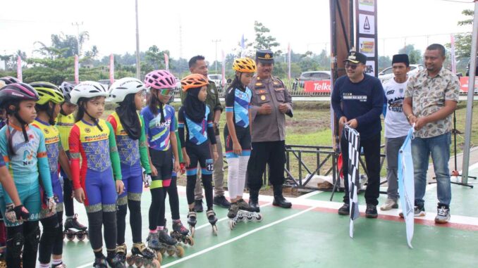 Pembukaan kejuaraan sepatu roda tingkat regional Sumatera, Payakumbuh Inlineskate Open (PION) 2024.