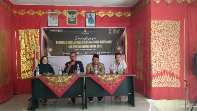 PPP Kec Padang Gelugur menggelar Sosialisasi Pilkada.