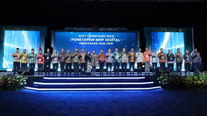 Pj Walikota Sonny pada soft launching 22 daerah MPP di Jakarta