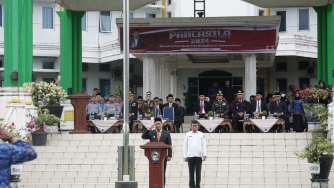 Pjs. Bupati Limapuluh Kota, Ahmad Zakri Bersama Pancasila, Kita Wujudkan Indonesia Emas 2045.